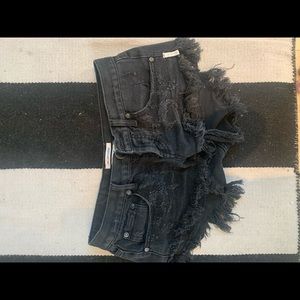 black one teaspoon shorts